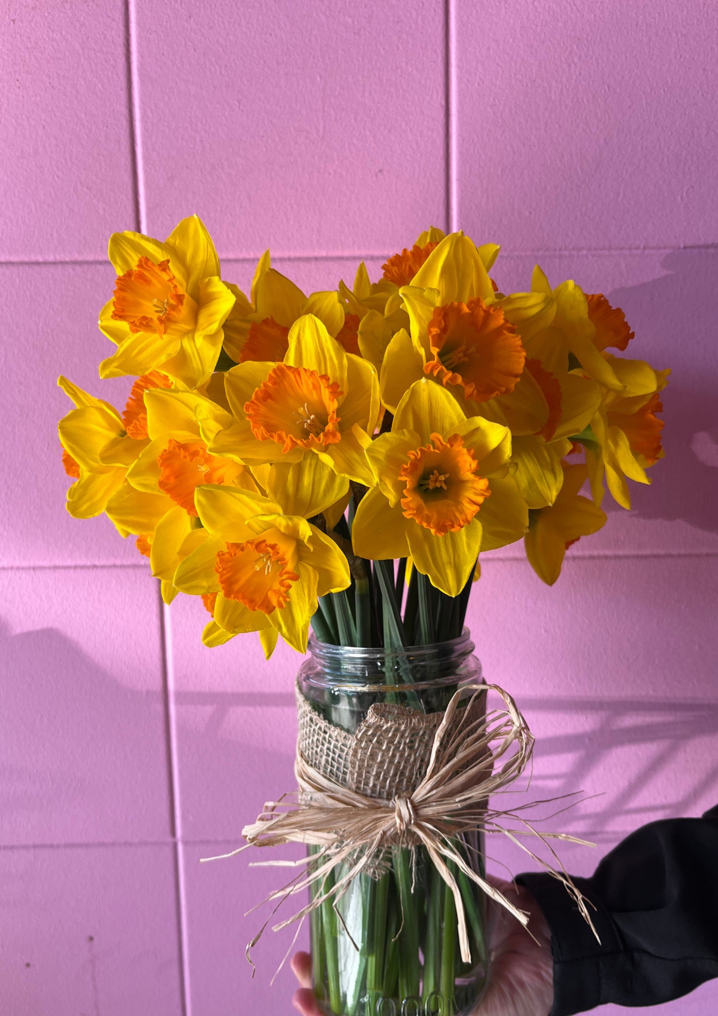 Mason Jar Daffodil